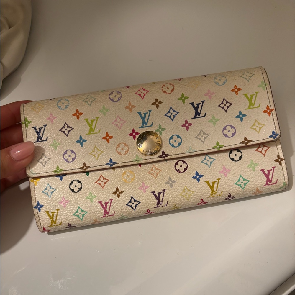 Murakami X Louis Vuitton white multicolored Sarah